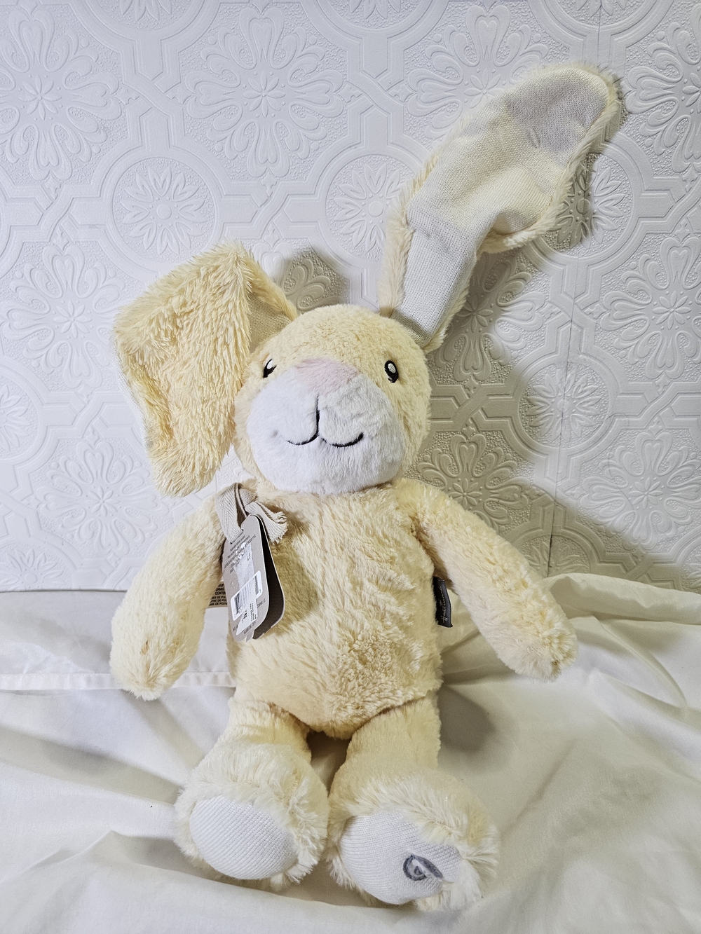 Hallmark Peek-a-Boo Bunny Plush in Pale Yellow and Cream (Please Read Descripti)